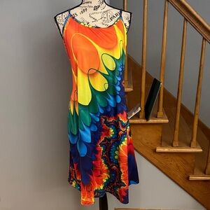 Colorful Sleeveless Dress